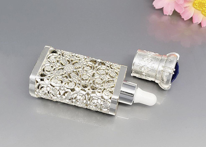 10ml Capacity Fancy Empty Cosmetic Glass Bottles With Dropper Cap For Essential Oil