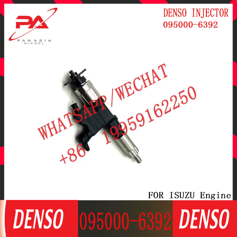New design 095000-6392 For Isuzu 8-97609789-2 Diesel Common Rail Fuel Injector 095000-6372 with great price