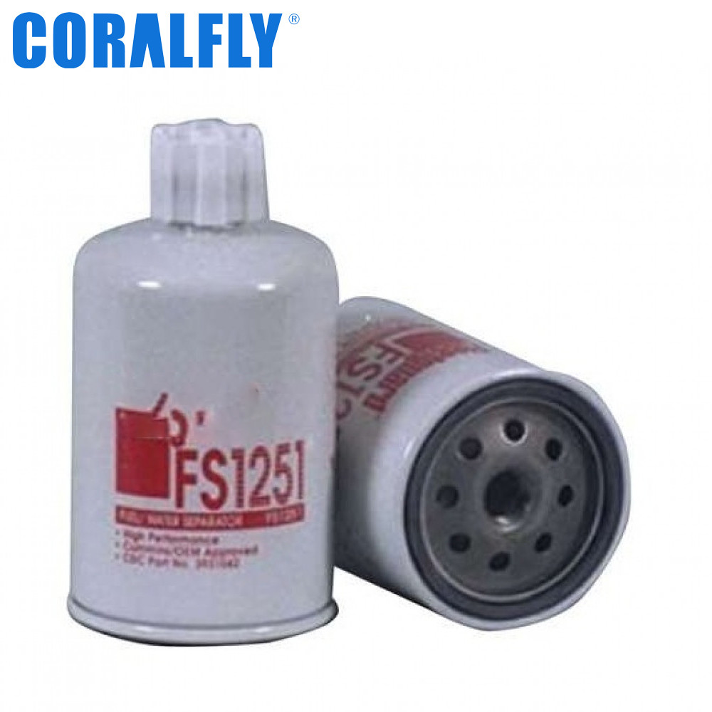 Fs1251 P550248 1J43043060 PL150 Fleetguard Fuel Water Separator Filter spin On Twist & Drain