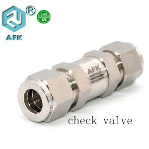 China 6mm Air Compressor Check Valve High Pressure No Return With Ferrule OD Connector on sale