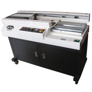 Perfect  Book Paper Glue Binding Machine With Big Milling Cutter Customized Brand