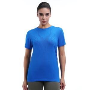 Mesh Panel Compression Top Loose Fit Quick-Dry Perfect For High Intensity Workouts