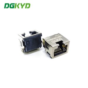 China SMT RJ45 Single Port Ethernet Connector Without Light 8P8C Patch Type DGKYDCB851188GWW6SB3133 on sale