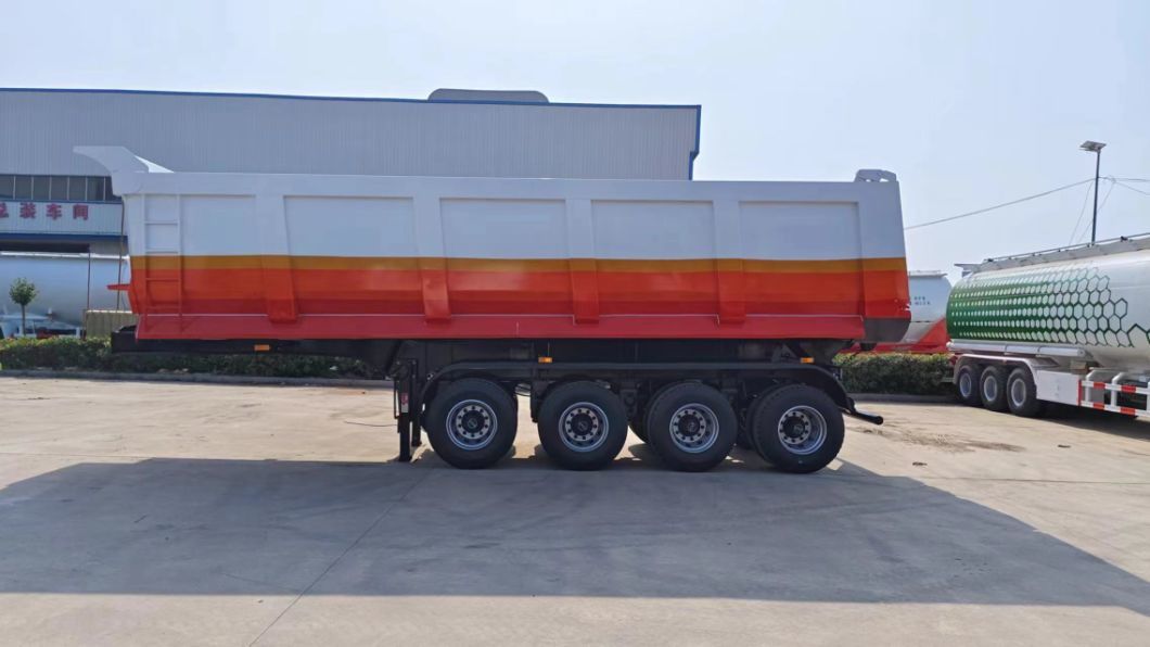 Anton 4 Axle Premium Capacity Dump Trailer Rear Dump Semi-Trailer