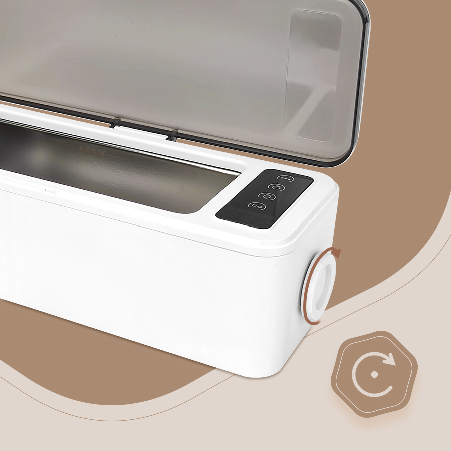 45KHz Jewelry Cleaner Ultrasonic Machine Commercial Voltage 12V