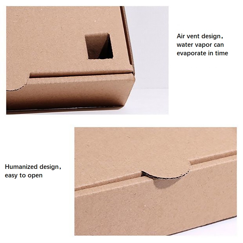 Food Packaging Carton 14 Inch Pizza Boxes Individual Packing Matt Lamination