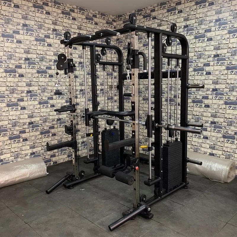 Professional Multi Functional Gym Equipment Exercise for Sale Bearings Smith Machine Parts