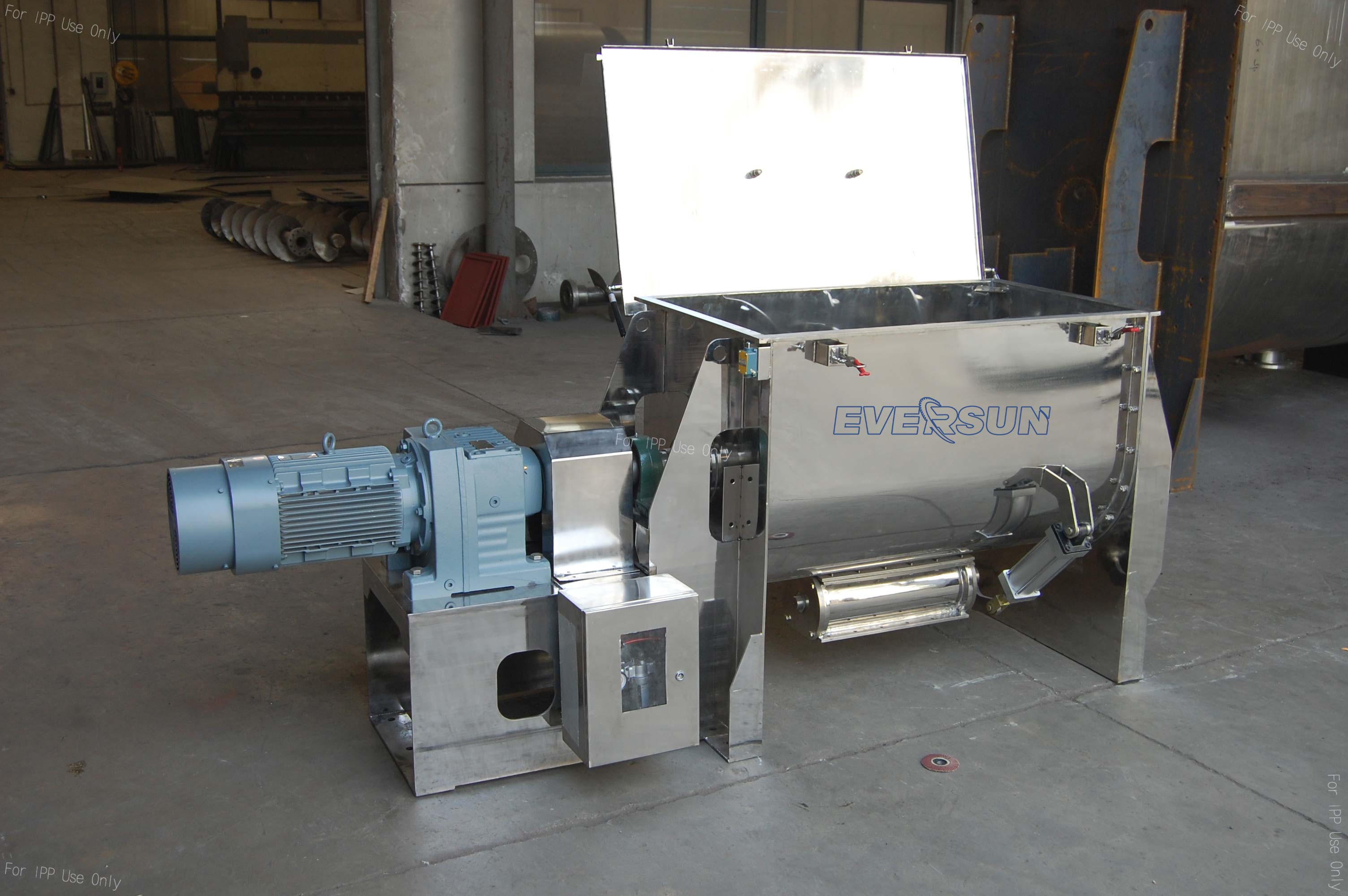 Stainless Steel Ribbon Chemical Food Mixer For Mixing Materials