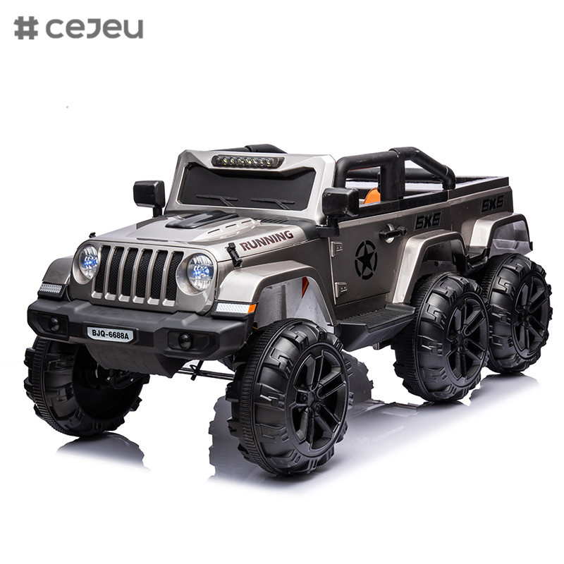 12V Battery Stroller Can Sit 2 People 4 Drive Kids Ride On Car Toy Model for Toddlers Baby Remote Control Car