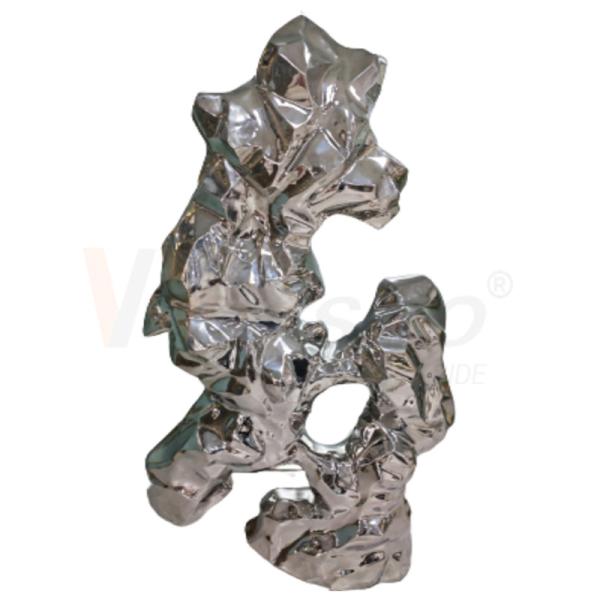 8k Stainless Steel Metal Fabrication Water Ripple Finshed Office Decoration