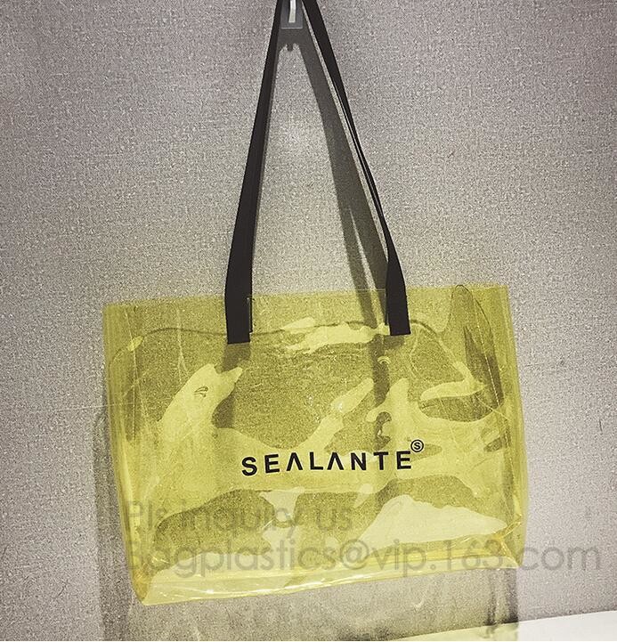 laser PVC beach shoulder Hand bags fashion beach bags, waterproof outdoor beach bean hand bag, PVC waterproof beach bag