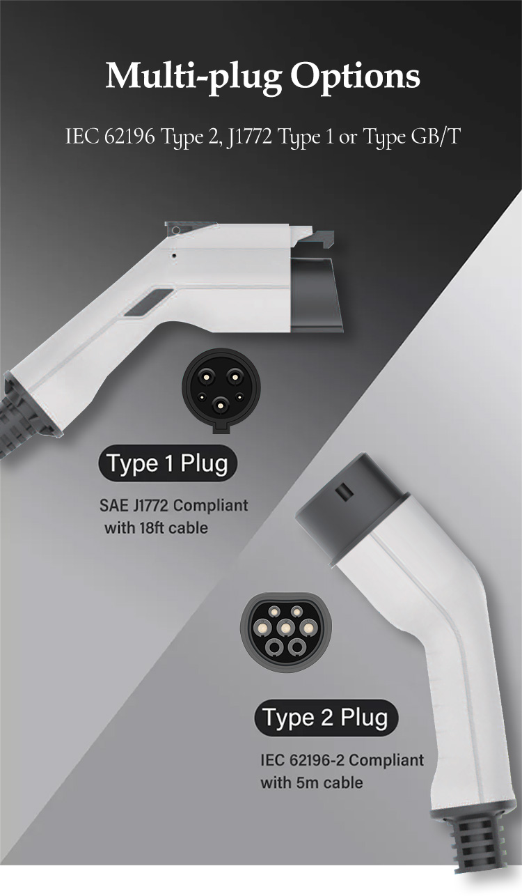 Single Phase 7KW EV Charger Wallbox 32A AC EVSE for Mercedes