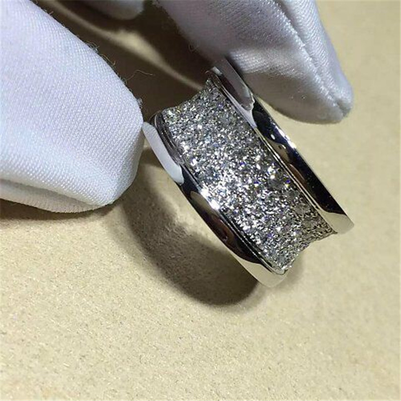 Luxury jewe factory B.zero1 series ring 18k white gold yellow gold rose gold diamond ring