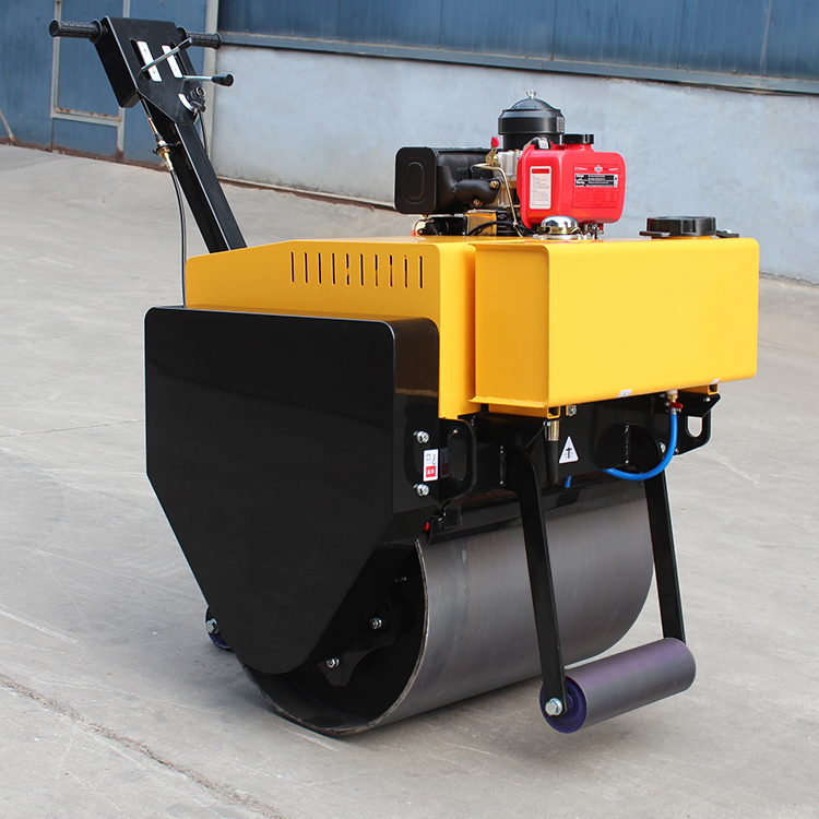 Electric Start 0.5Ton Single Drum Road Roller Compactor for Small Construction Sites