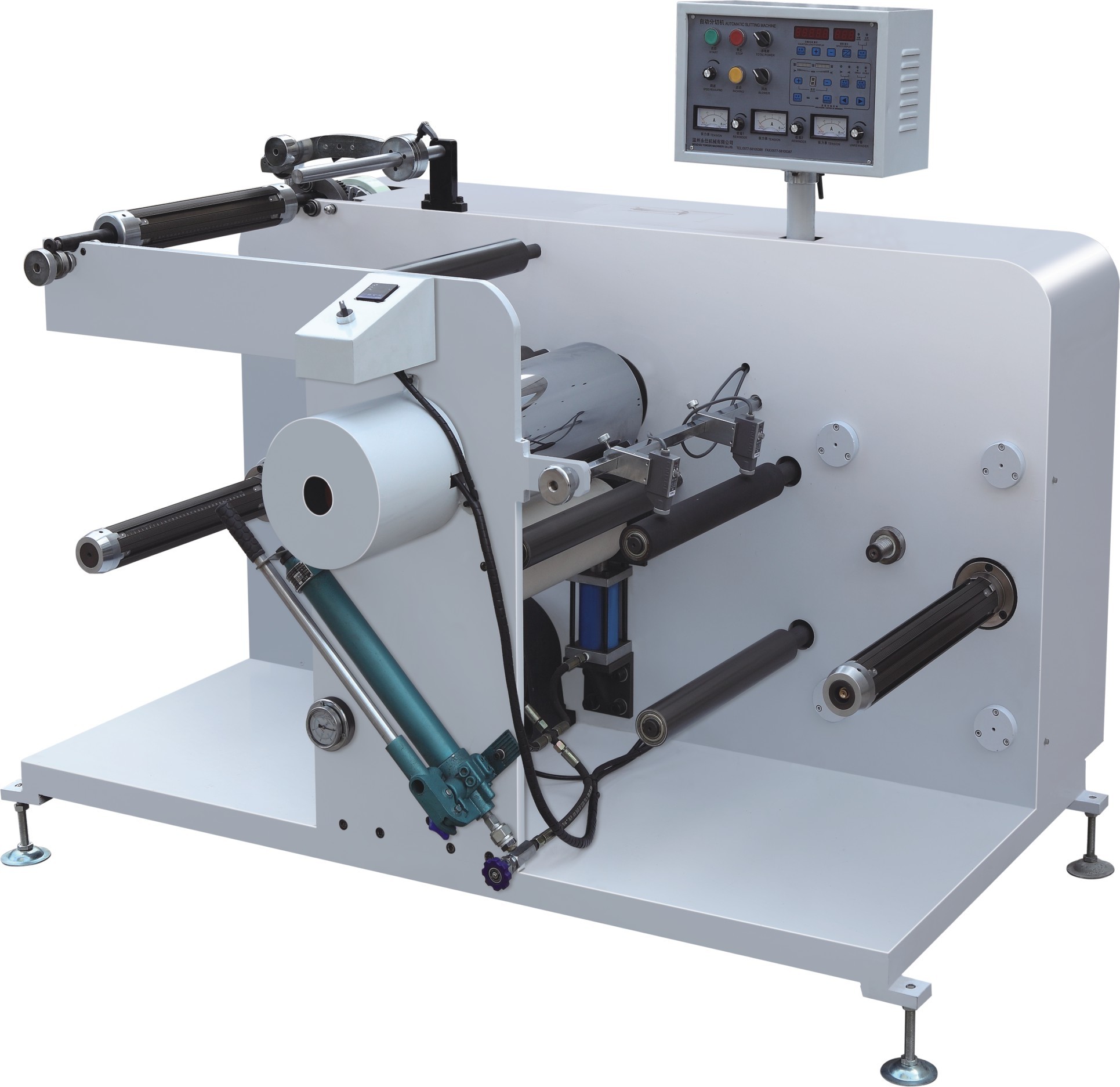 PLC Automatic Slitting And Rewinding Machine 80m/Min / Laminating Machine