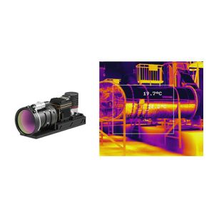 23mm Lens MWIR Optical Gas Imaging Camera For Visualizing Gas Leak