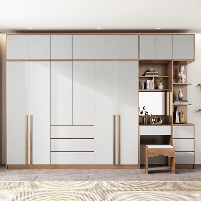 Single Door Cloth Hanging Design DIY Designer Wardrobe For Clothes in a Modern Villa
