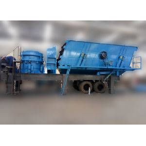China Wheel Type Mobile Crushing And Screening Plant 60-350t/h on sale
