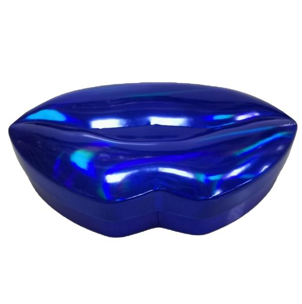Customized Lip Shaped Metal Tin Container Offset CMYK Printing Tin Cosmetic