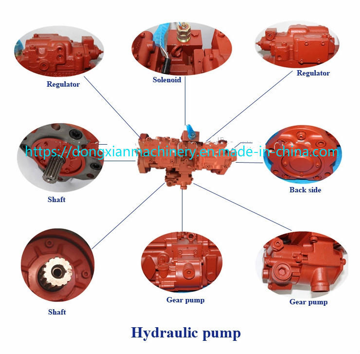 Manual Excavator Hydraulic Pump 9N07-17T DX300-7 9C12-17T R305-7 K5v140dtp 9n01-17 Dx300-7 K5V140DTP