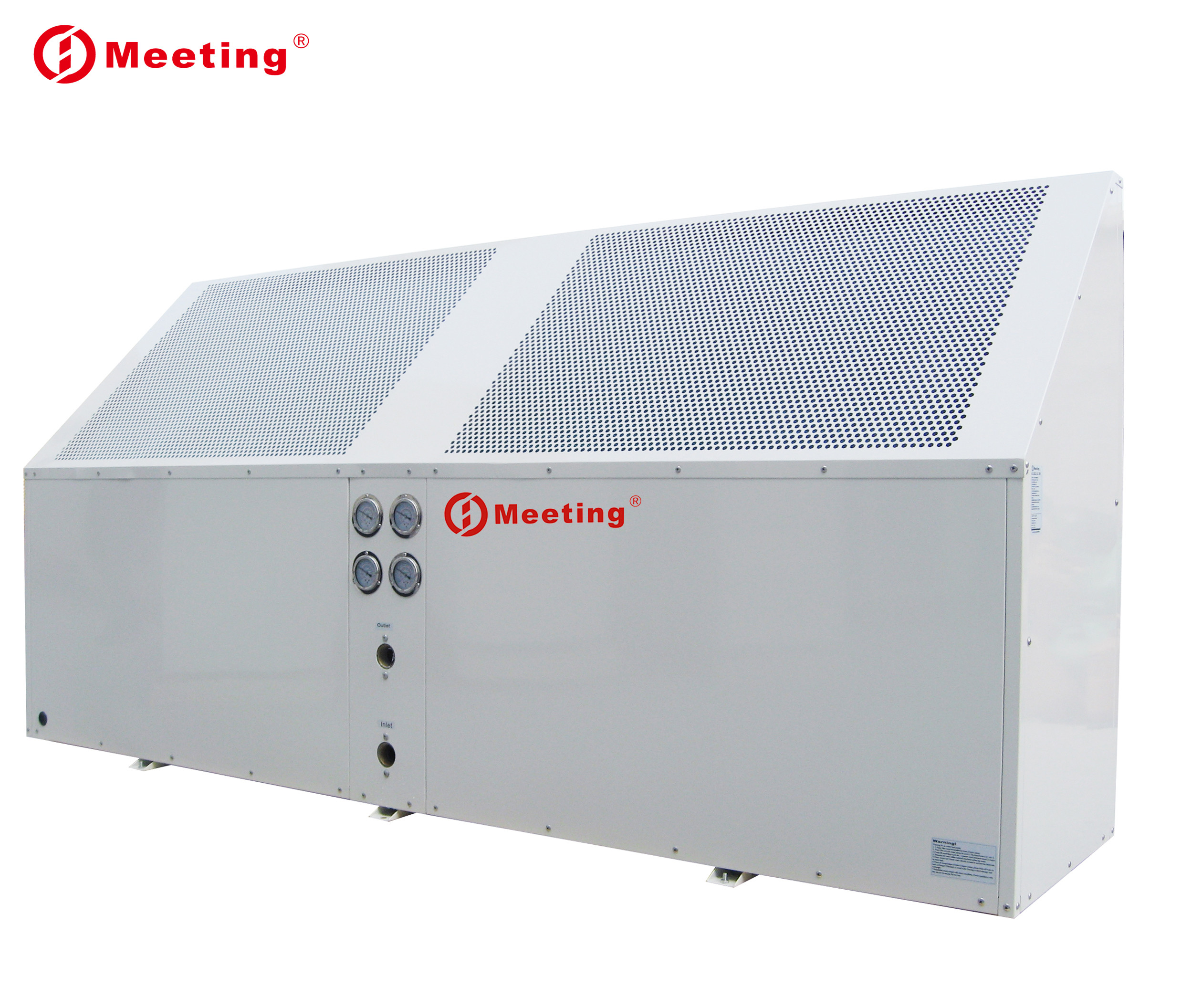 36KW 380V Air Source Heat Pump Water Heater Outlet Water Temperature 60 Degree