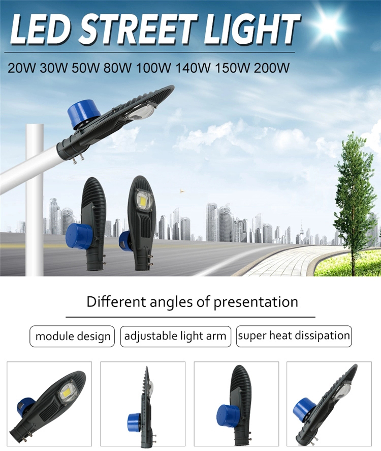 Automatic Inductor Outdoor LED Street Lights With Light Sensor , 20w LED Street Light