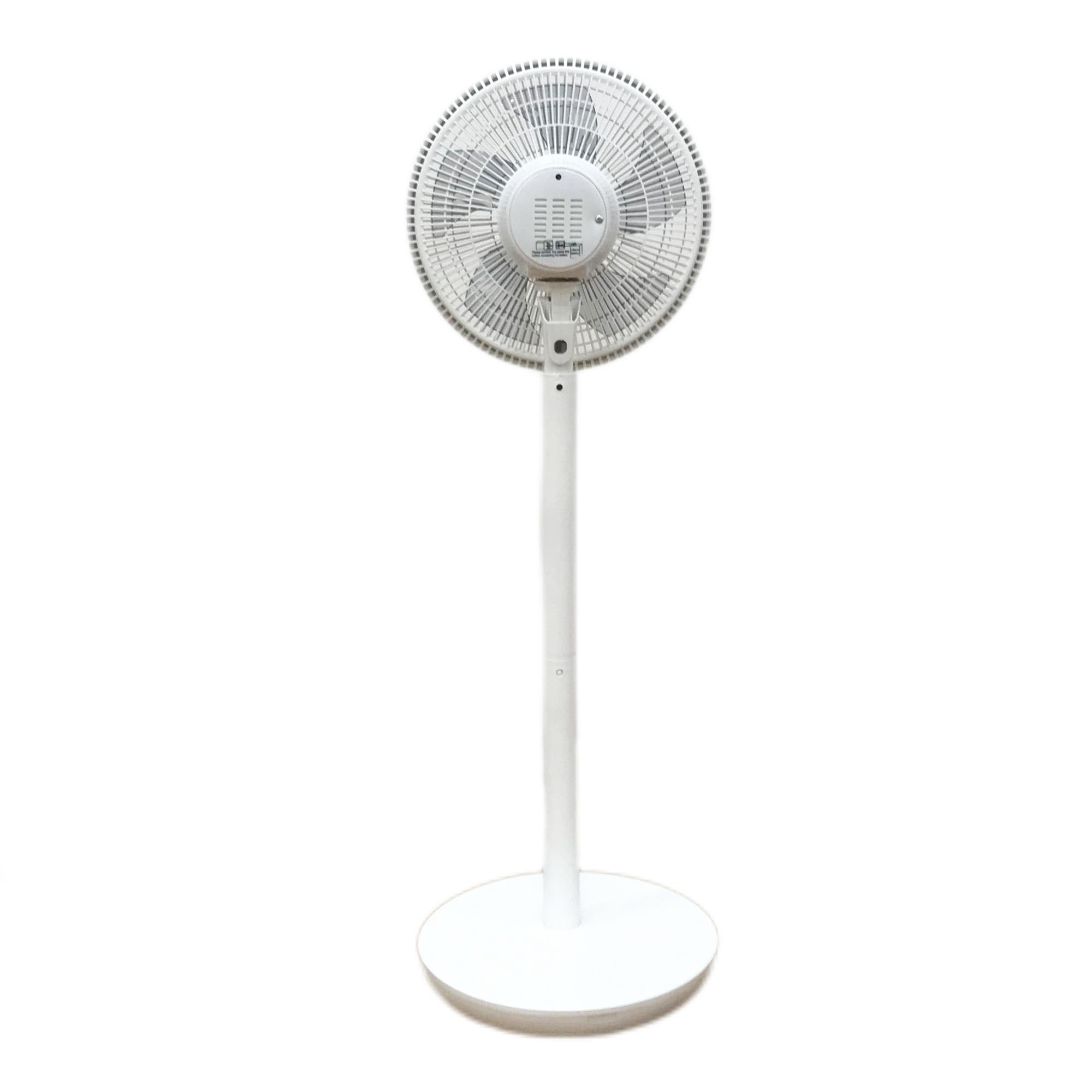 Table Rechargeable Solar Floor Fan 12V DC Plastic Mechanical White Air Cooler