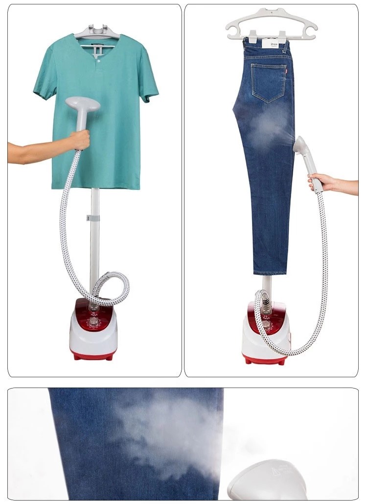 Adjusting Pole Portable Travel Steamer For Clothes