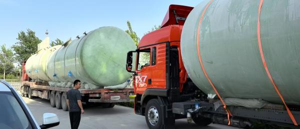 Customized Inlet Diameter Fuel Oil Storage fiberglass frp tanks For Industrial