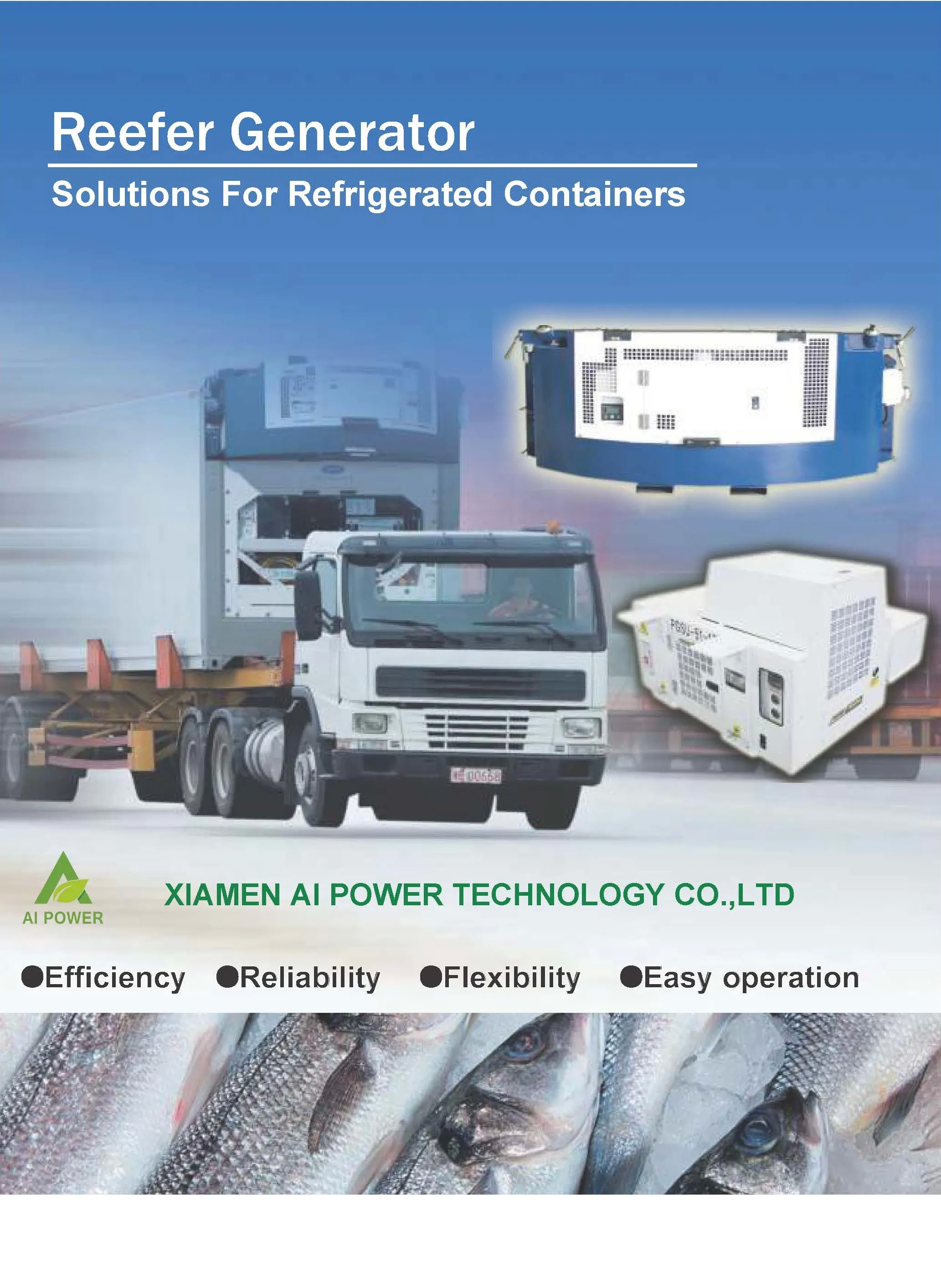 ISO Clip On Reefer Generator Power Refrigerated Generator Container Generator