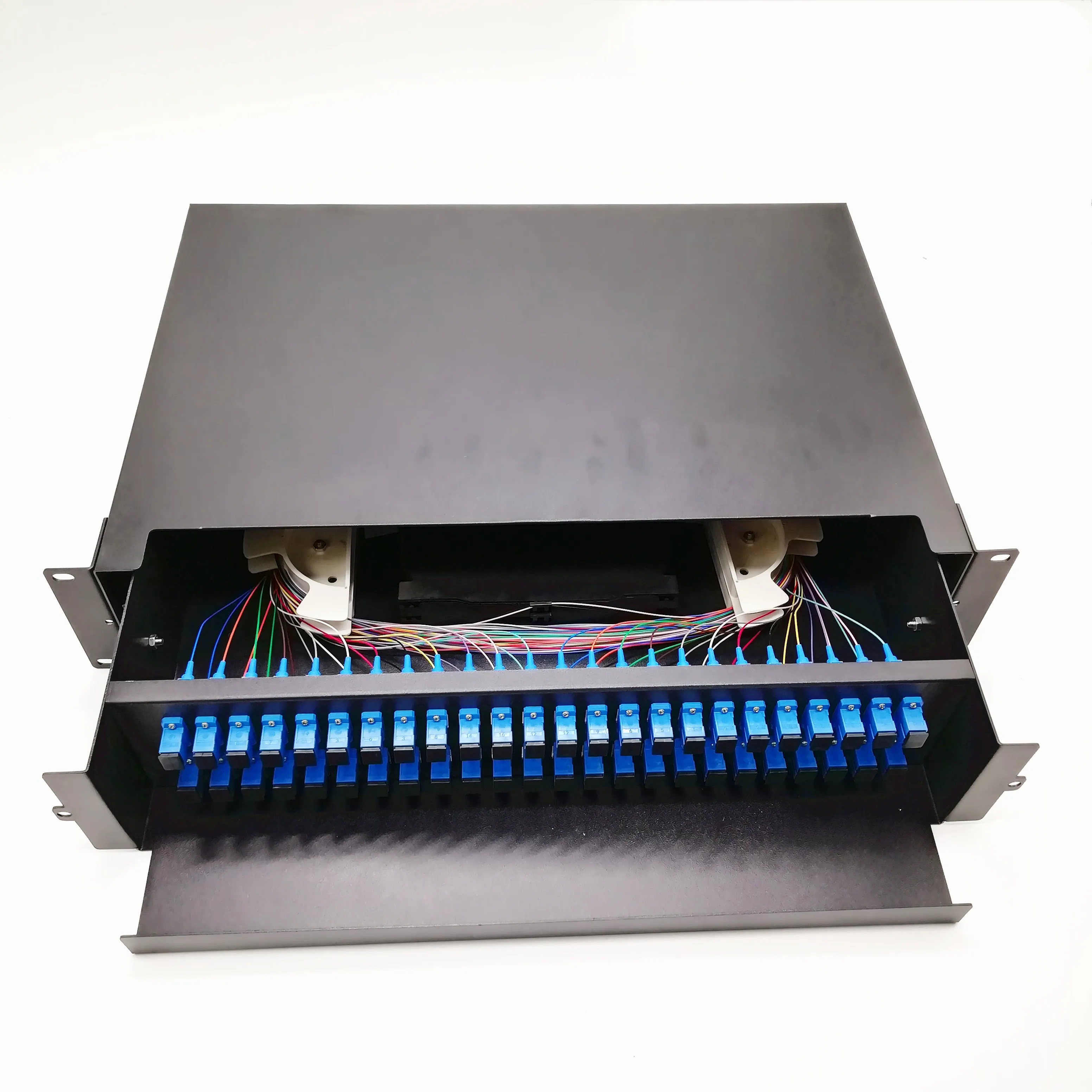 1u 2u Sc FC Patch Panel Fiber Optic Distribution Frame ODF for Optical Fiber Network