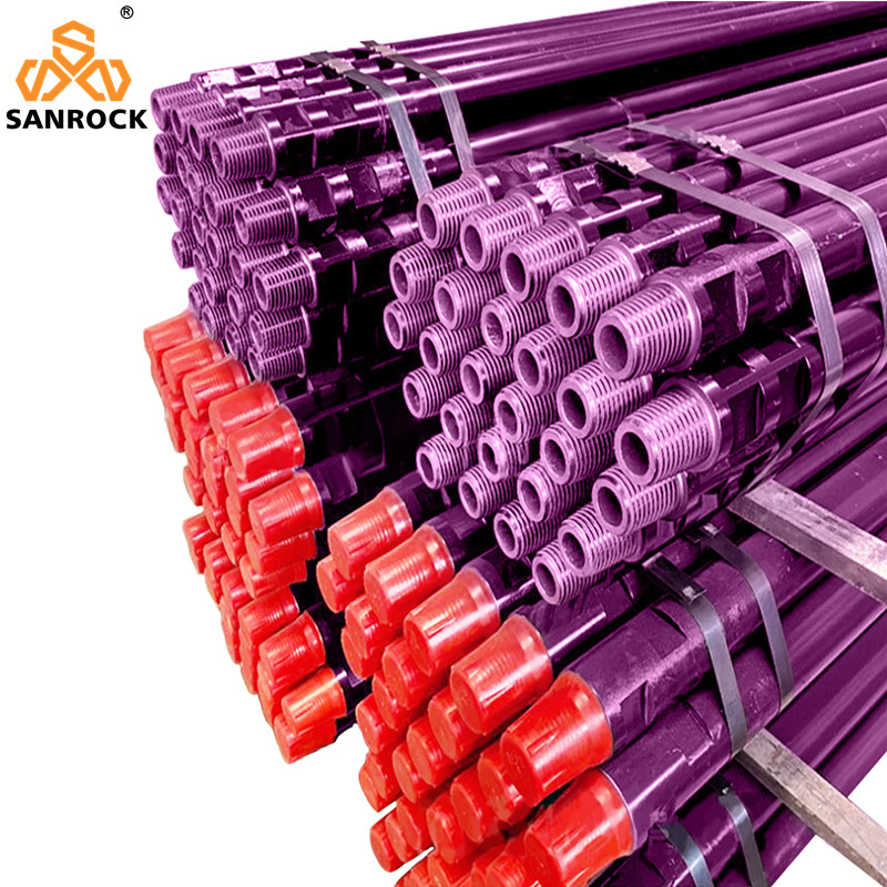 Mining Drill Rod Heavy Weight Drill Pipe Upsetting Process Threaded Drill Rod