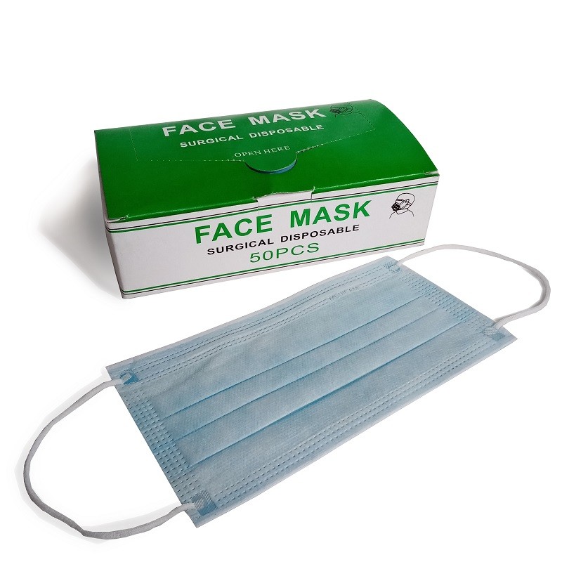 PP Non Woven Disposable Medical Mask / Dust Face Mask High Breathability