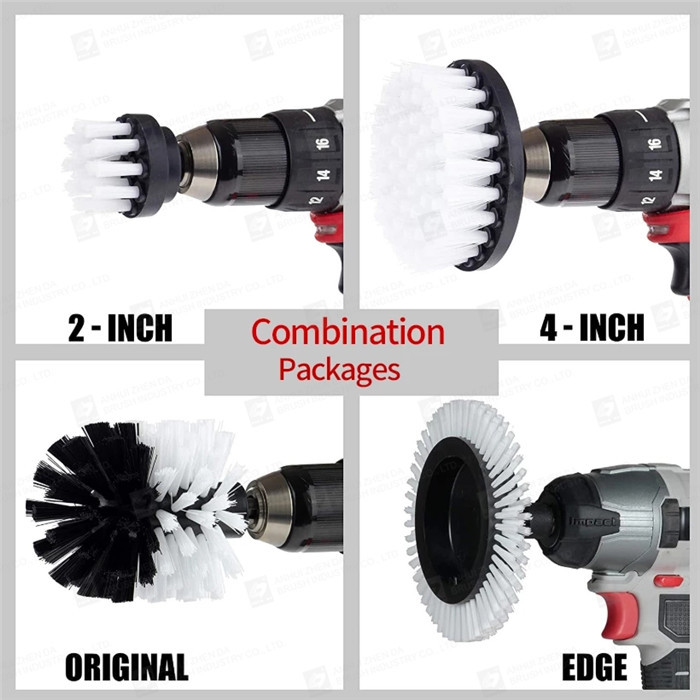 16 Pieces 310g Drill Cleaning Brush With Extend Long For Bathroom Shower Scrubbing