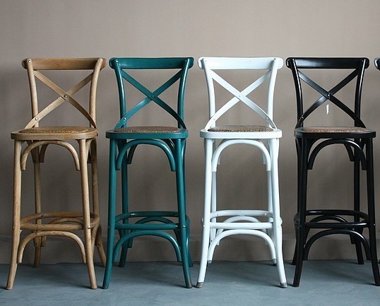HOT SALE 2018 New design wood barstool, with the solid wood make