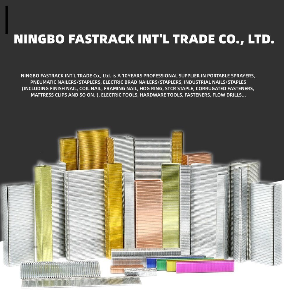 Stcr5019 Series 20 Gauge 11.50mm Crown 8mm Furniture Staple
