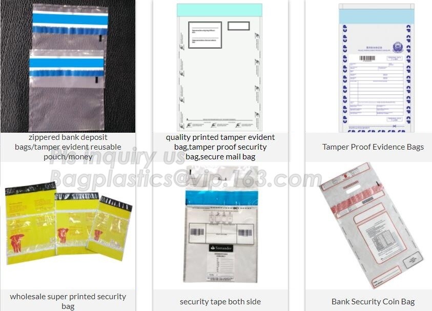Document safe tamper proof bank deposit bag, Steb Plastic Money Pe Bank Deposit Coin Security Pouch Bags With Seal For C