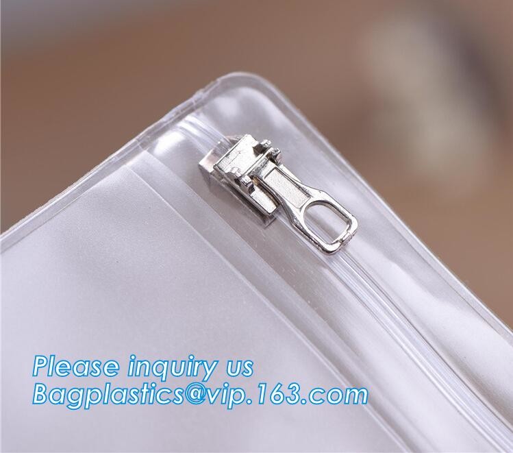 pvc Zip lockkk document file bag,Three-dimensional PVC Document Bag File Zipper Bag with Front Label Pocket bagplastics pac