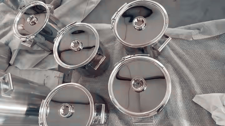 Stainless steel drum 30l 100l 200l 205l 210l 35gallon 55gallon for cheese fustiolive oil food grade open head with drain sale