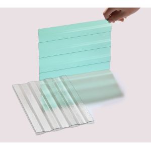 1.2mm Polycarbonate Embossed Sheet UV Protection Plastic PC Corrugated