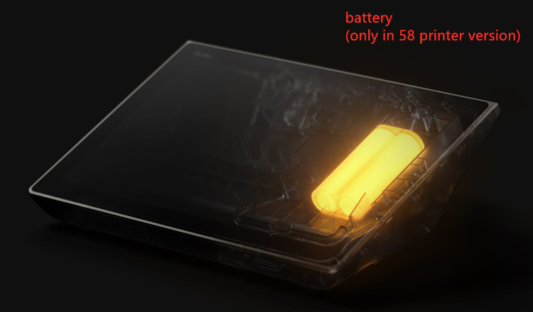 Qualcomm Hexa Core All In One POS 2600mAh Battery For Coffee Ordering