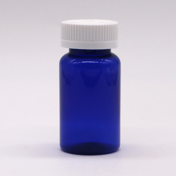 75ml Round Shape PET Plastic Bottle with Screw Cap and Custom Label Printing Service