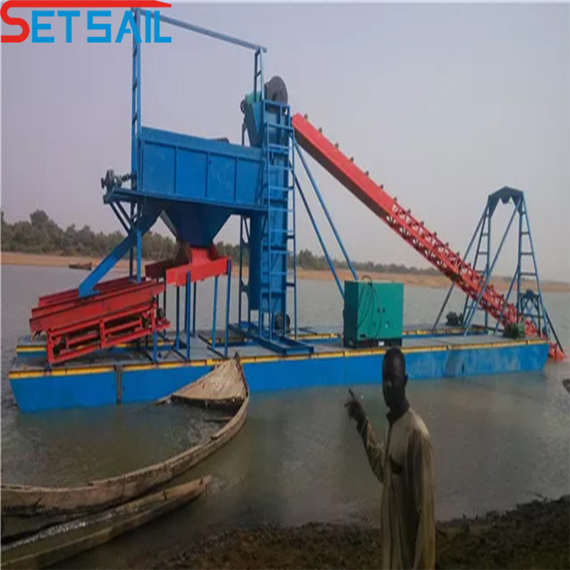 China High Efficiency Mining Dredging Gold Ship for River