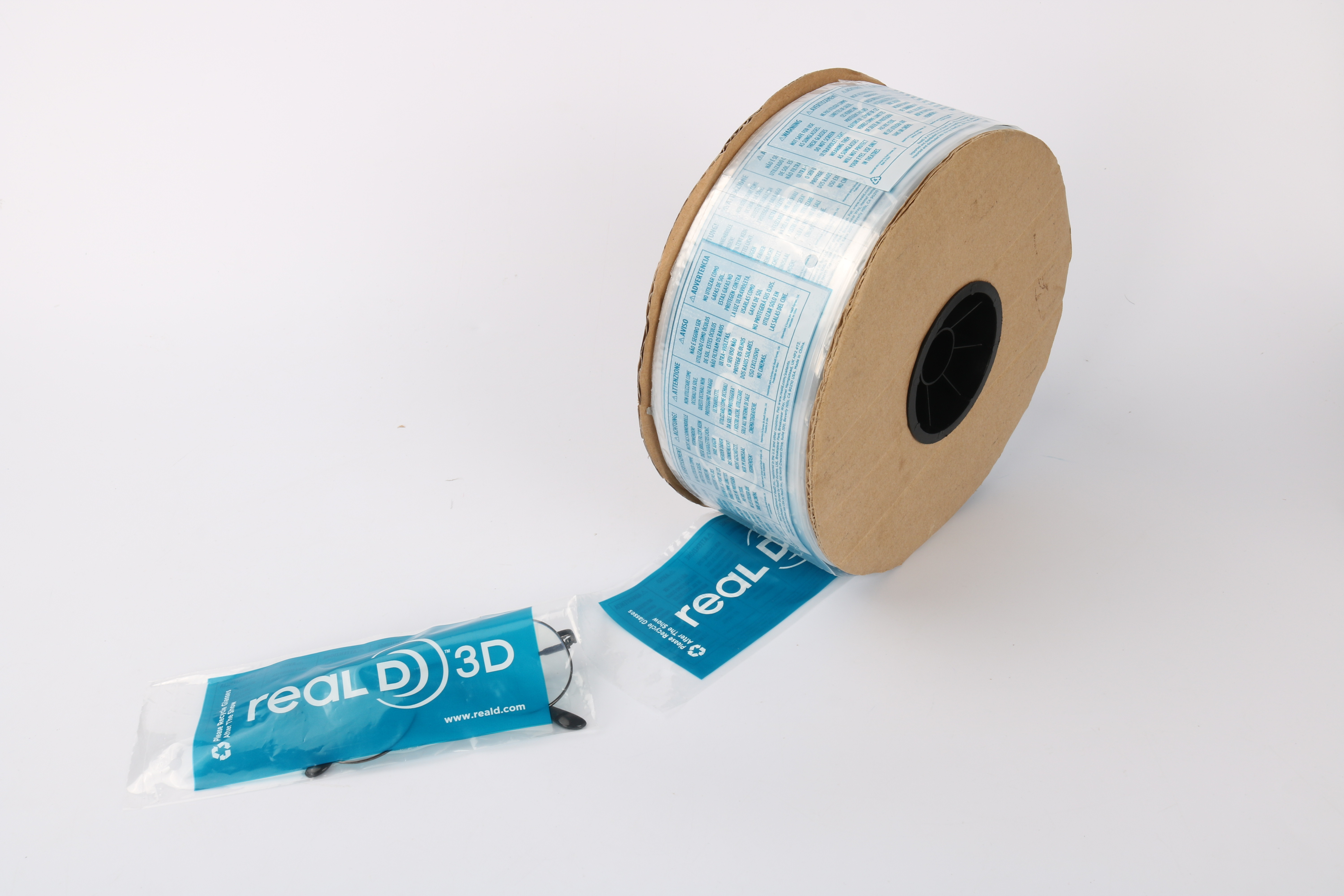 Clear OEM 0.03mm Pre Opened Bags On A Roll Supermarket Equipment