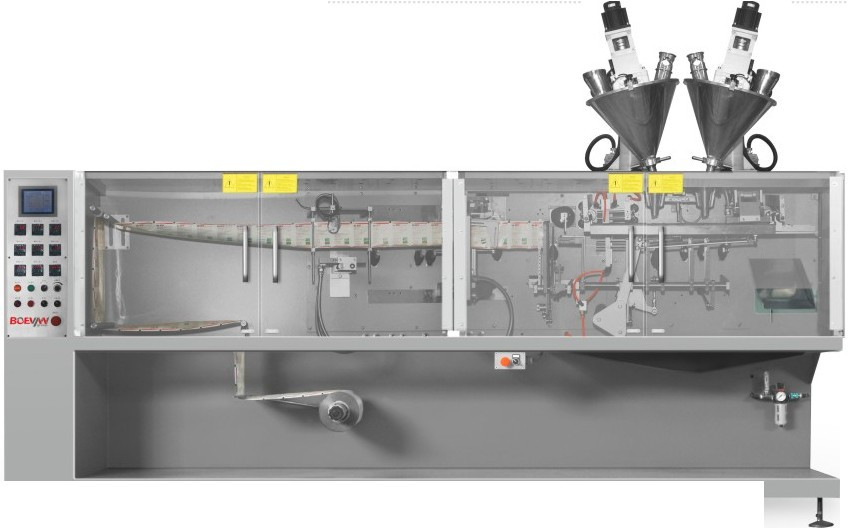 HFFS Auto Horizontal Form Fill And Seal Packing Packaging Machine 5.5kw 1100kg 2000ml Volume