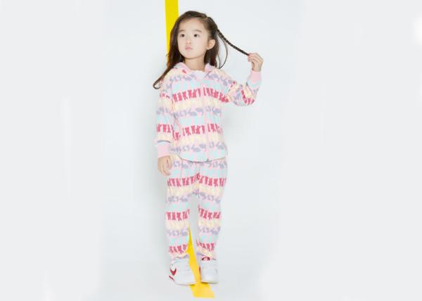 Reactive Printing Kids Girls Clothes Size 8 Little Girls Long Sleeve Tops And