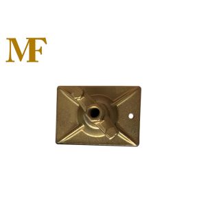  Rectangle Shape 17mm Concrete Formwork Tie Nut Galvanized Manufactures