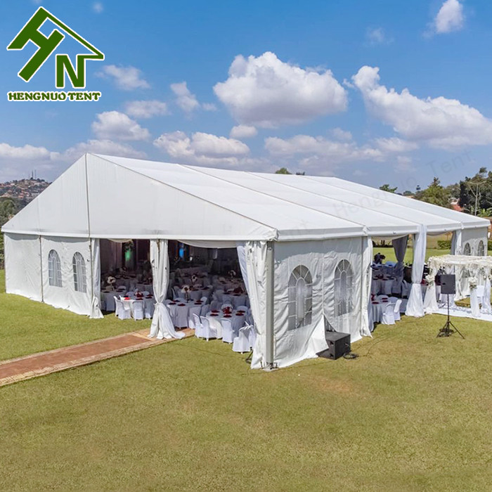 500 Seater GB 6061 T6 Aluminum Frame Tent Watertight Fabric For Party Events