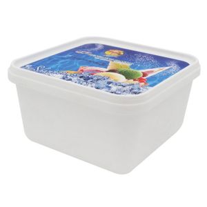 China IML Disposable Plastic Containers Custom Yogurt Cups With Film on sale