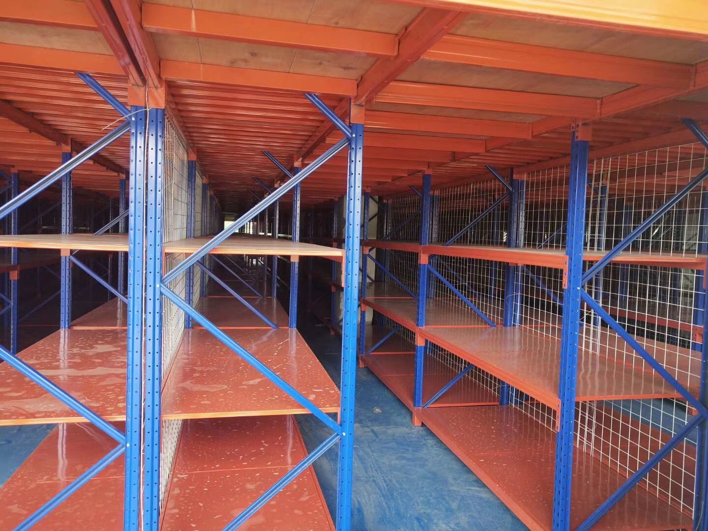 SGS Steel Beam Mezzanine Rack 4500kg Steel Mezzanine Floor Construction